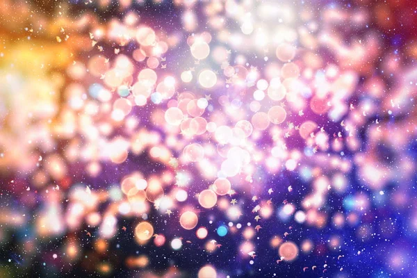 Bright abstract circular bokeh background blur on a dark background — Stock Photo, Image