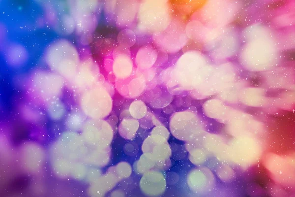 Elegant abstract background with bokeh defocused lights and stars — Stock Photo, Image