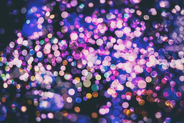 Lumières disco. Elégant fond abstrait avec des lumières et des étoiles bokeh — Photo