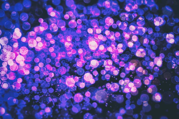 Luzes de disco. Elegante fundo abstrato com luzes bokeh e estrelas — Fotografia de Stock