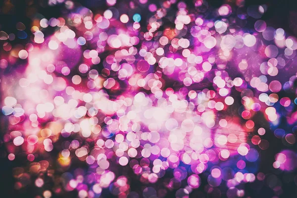 Discobelysning. Elegant abstrakt bakgrund med bokeh ljus och stjärnor — Stockfoto