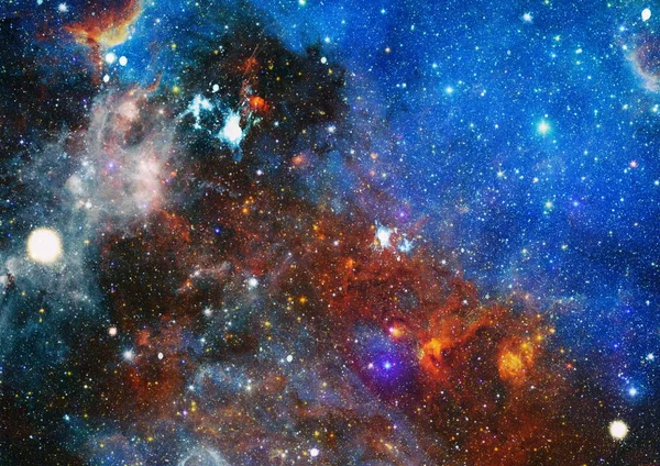 Nebulosa Estelar Brilhante. Galáxia distante. Imagem abstrata. Fundo de espaço de alta qualidade. Elementos desta imagem fornecidos pela NASA . — Fotografia de Stock