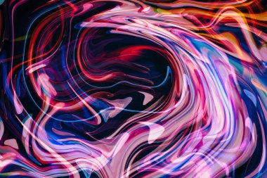 Renkli Soyut Bulanık Işık Arkaplanı. Renkli akrilik boyaların soyut arkaplanı