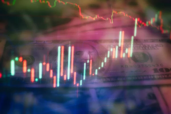 The business plan at the meeting and analyze financial numbers to view the performance of the company. Data on a monitor which including of Market Analyze. — ストック写真