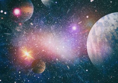 alan birçok ışık yılı uzakta dünya. Nasa tarafından döşenmiş bu görüntü unsurları