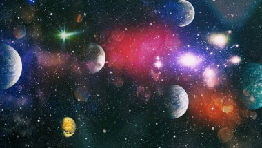 alan birçok ışık yılı uzakta dünya. Nasa tarafından döşenmiş bu görüntü unsurları