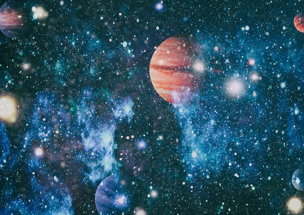 Galaxia Dreamscape. Espacio profundo. Fantasía de ciencia ficción en alta resolución ideal para papel pintado. Elementos de esta imagen proporcionados por la NASA . —  Fotos de Stock