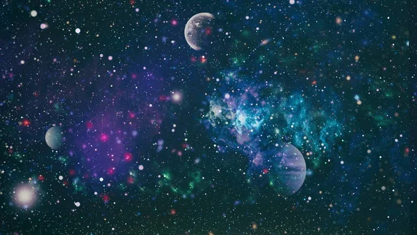 Kozmikus galaxis háttér köddel a mélyűrben sok fényévnyire a Föld bolygótól. Elemei ezt a képet által nyújtott Nasa. — Stock Fotó