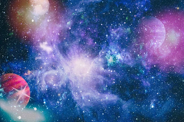 Sparkle Shinny Blue Star Particle Motion Black Background Starlight Nebula — Stock Photo, Image