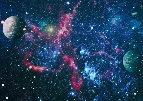 カオスな空間の背景 Nasa から提供されたこのイメージの要素 — ストック写真