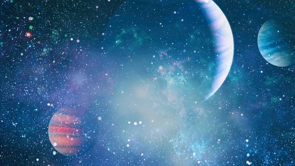 Óriási Izzó Köd Űrháttér Vörös Csillagköddel Csillagokkal Kép Elemeit Nasa — Stock Fotó