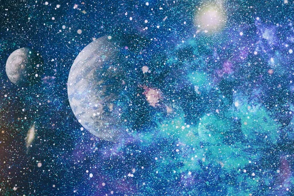 Nebulosa Brilhante Gigante Fundo Espacial Com Nebulosa Vermelha Estrelas Elementos — Fotografia de Stock