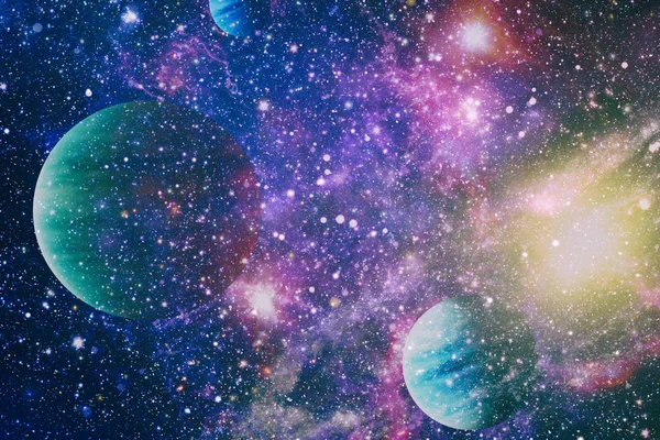 Background Universe Star Cluster Nebula Cloud Space Abstract Astronomical Galaxy — Stock Photo, Image