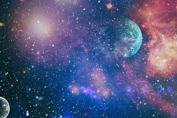 Evrenin Arka Plan Yıldız Kümesi Bulutsusu Uzayda Bir Bulut Soyut — Stok fotoğraf