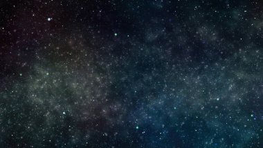 Yıldızları ve uzay arkaplanı olan bir galaksi. Gece gökyüzünün yıldızlı güzel arkaplanı