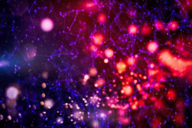 Fantezi soyut teknoloji ve arka plan mühendislik