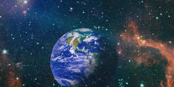 Цветная Туманность Открытое Скопление Звёзд Вселенной Элементы Этого Изображения Предоставлены — стоковое фото