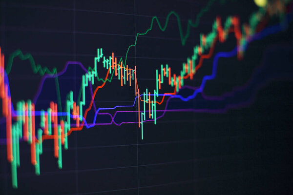 The fall of coronavirus exchanges . Data analyzing in Forex, Commodities, Equities, Fixed Income and Emerging Markets: the charts and summary info show about "Business statistics and Analytics value" - Wealth management concept.