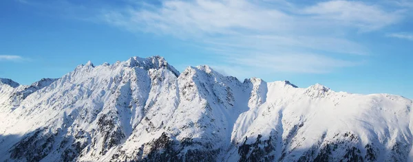 Alpenpanorama Wintermorgen, ischgl, Österreich — Stockfoto