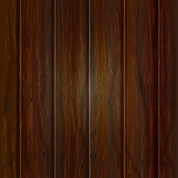 Textura de madera, ilustración vectorial. Fondo de madera oscura natural . — Archivo Imágenes Vectoriales