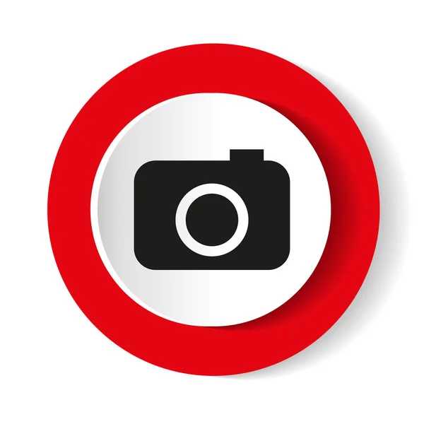 Camera icon. Vector illustration — Stock Vector