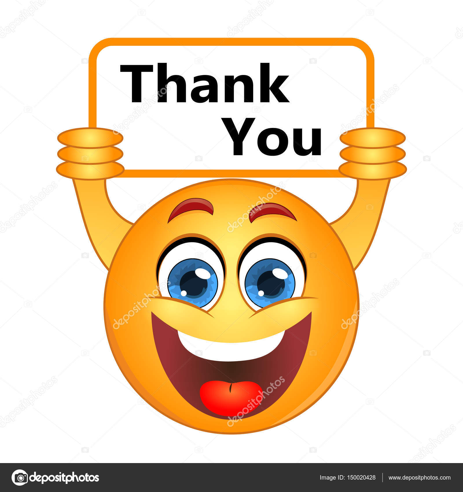 Thank you thanks expressing gratitude note on a sign Stock Vector Image by  ©natalipopova #150020428