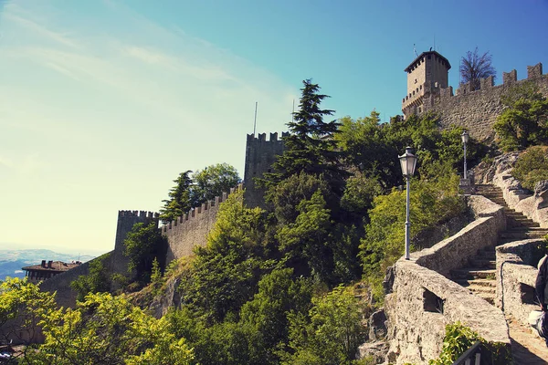 Rocca della Guaita, slott i San Marino, Italien — Stockfoto