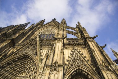 Köln Katedrali. Dünya Mirası - Köln 'de bir Roma Katolik Gotik katedrali.