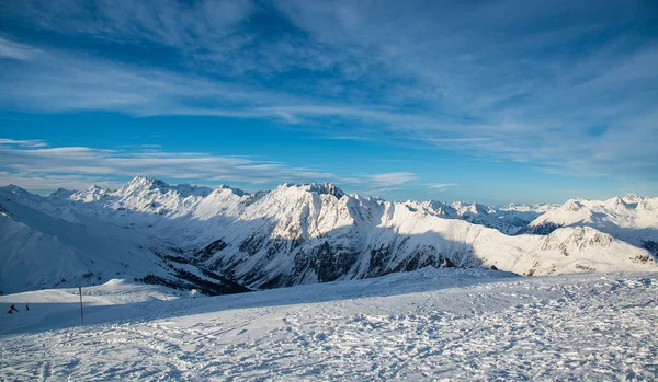 オーストリアのスキーリゾートのパノラマ｜Ischgl — ストック写真