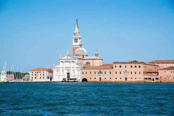 Kathedraal van San Giorgio Maggiore in Venetië, Italië. — Stockfoto