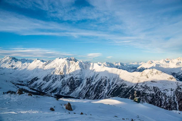 オーストリアのスキーリゾートのパノラマ｜Ischgl — ストック写真