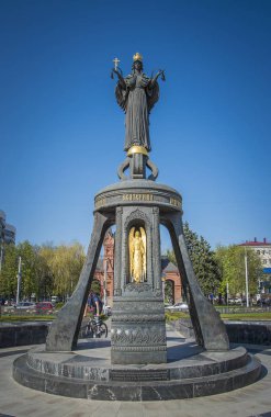 Anıt St. Catherine büyük şehir, Krasnodar içinde Krasnaya Street, Rusya Federasyonu - 10 Nisan 2018 şehit..