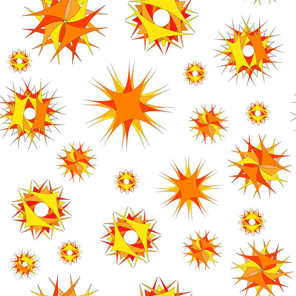 Abstract seamless pattern. Vector illustration.