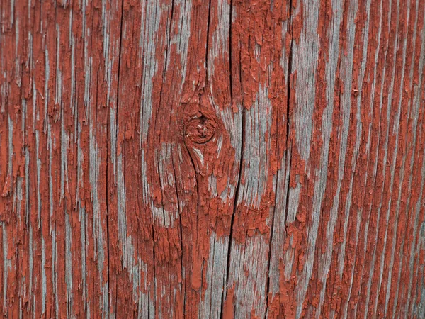 古い赤塗装木製表面の質感 — ストック写真