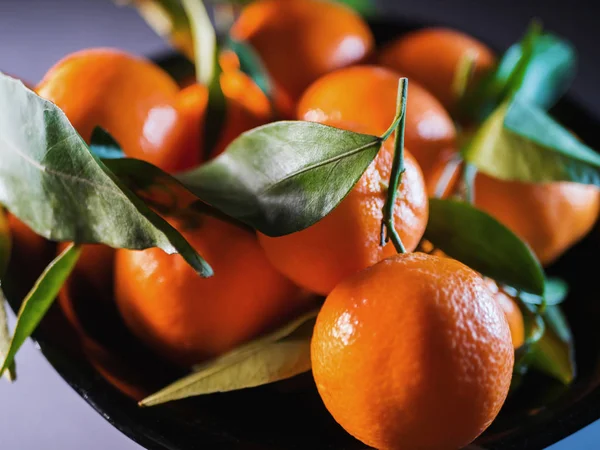 Taze sulu mandalina masaya aldım. Noel ve yeni yıl sembolü