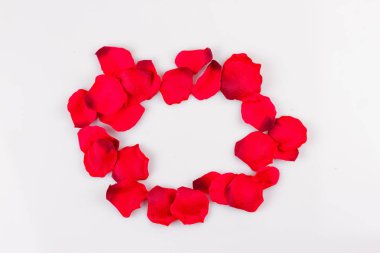 Çerçeve çok yapay gül yaprağı