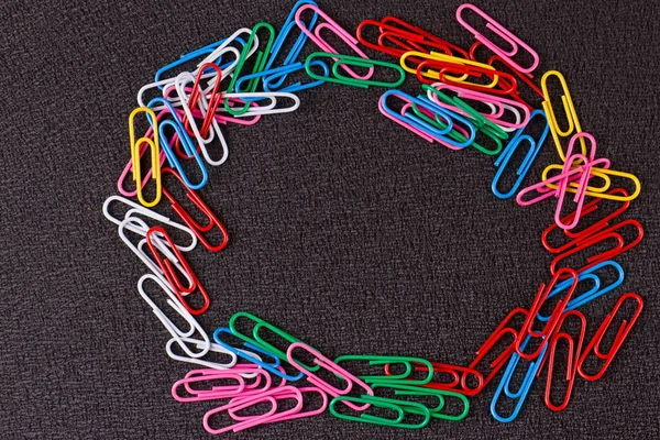Χρωματιστά συνδετήρες — Φωτογραφία Αρχείου
