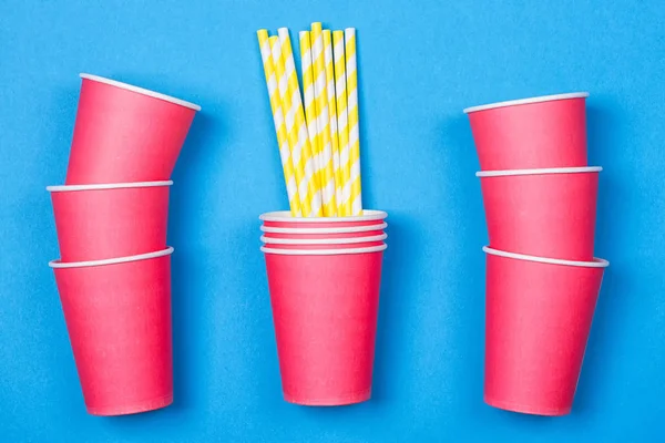 a bohça-in çok renkli içme payet kağıt Kupası