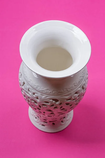 White ceramic vase — Stock Photo, Image