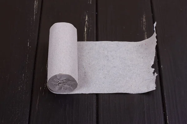The roll of grey toilet paper — Stock Photo, Image
