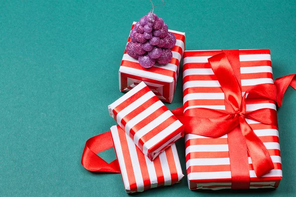 Christmas gift boxes — Stock Photo, Image