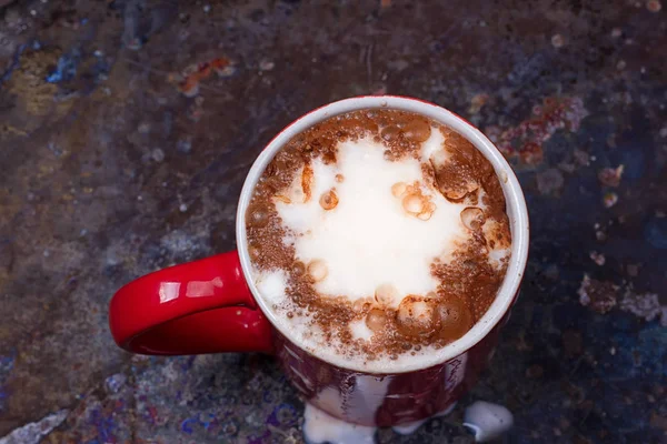 Şekerlemeli sıcak çikolata.