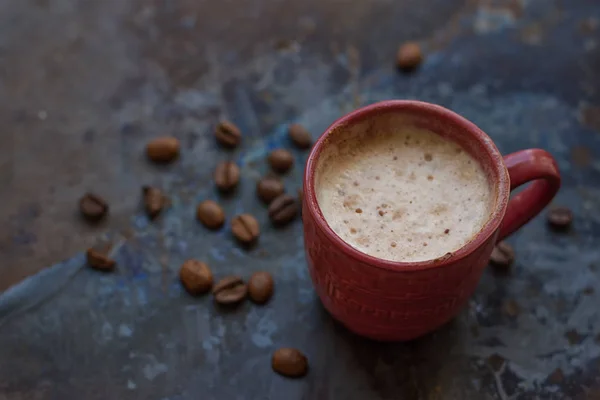 Heißer Kaffee Latte Cappuccino — Stockfoto