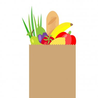 Vektör çizim kağıt paketi