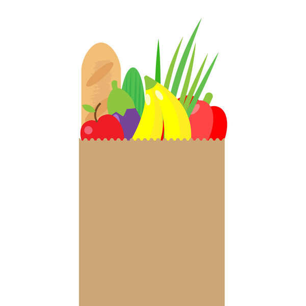 Vector illustration of paper package