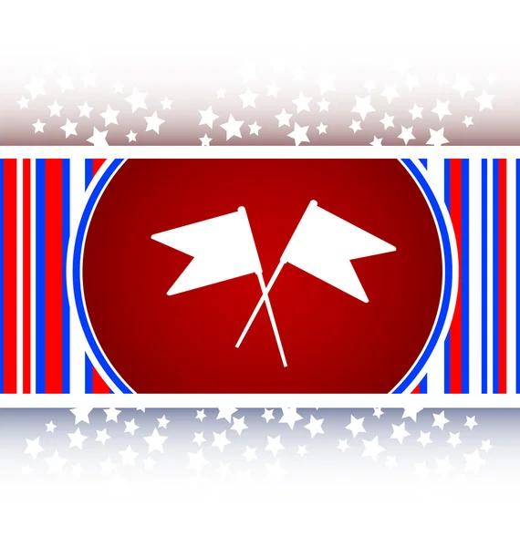 Flaga ikona, element projektu sieci web — Zdjęcie stockowe