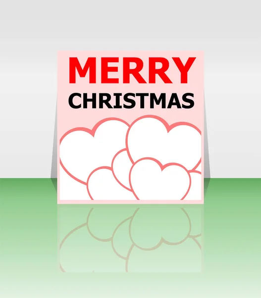 Праздничная открытка, С Рождеством Христовым, С Новым Годом — стоковое фото