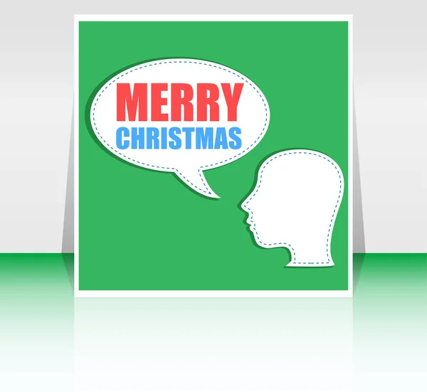 Classic Holiday Lettering Series. Merry Christmas and Happy New Year greetings card — Stock Photo, Image