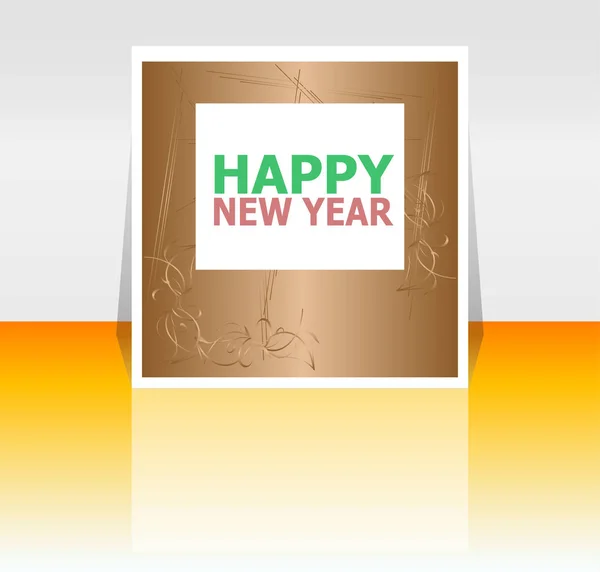 Feliz Natal cartão de saudação - letras feriados, design Feliz Ano Novo — Fotografia de Stock