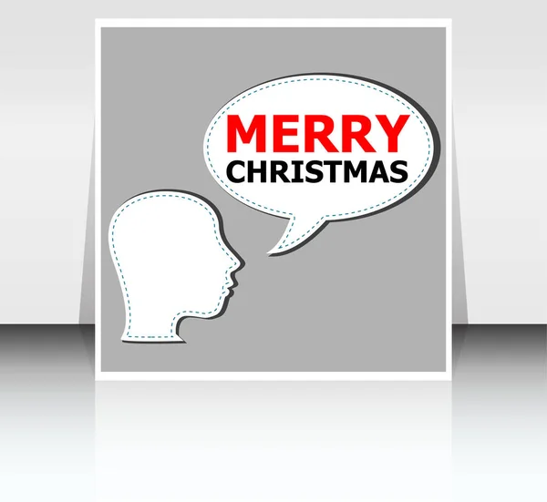 Classic Holiday Lettering Series. Merry Christmas and Happy New Year greetings card — Stock Photo, Image